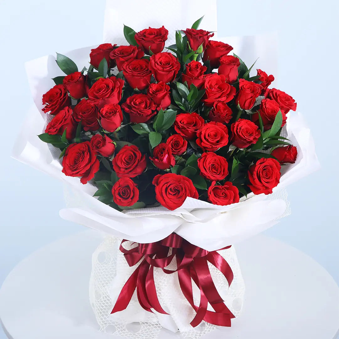 Lush 36 Red Rose Bouquet