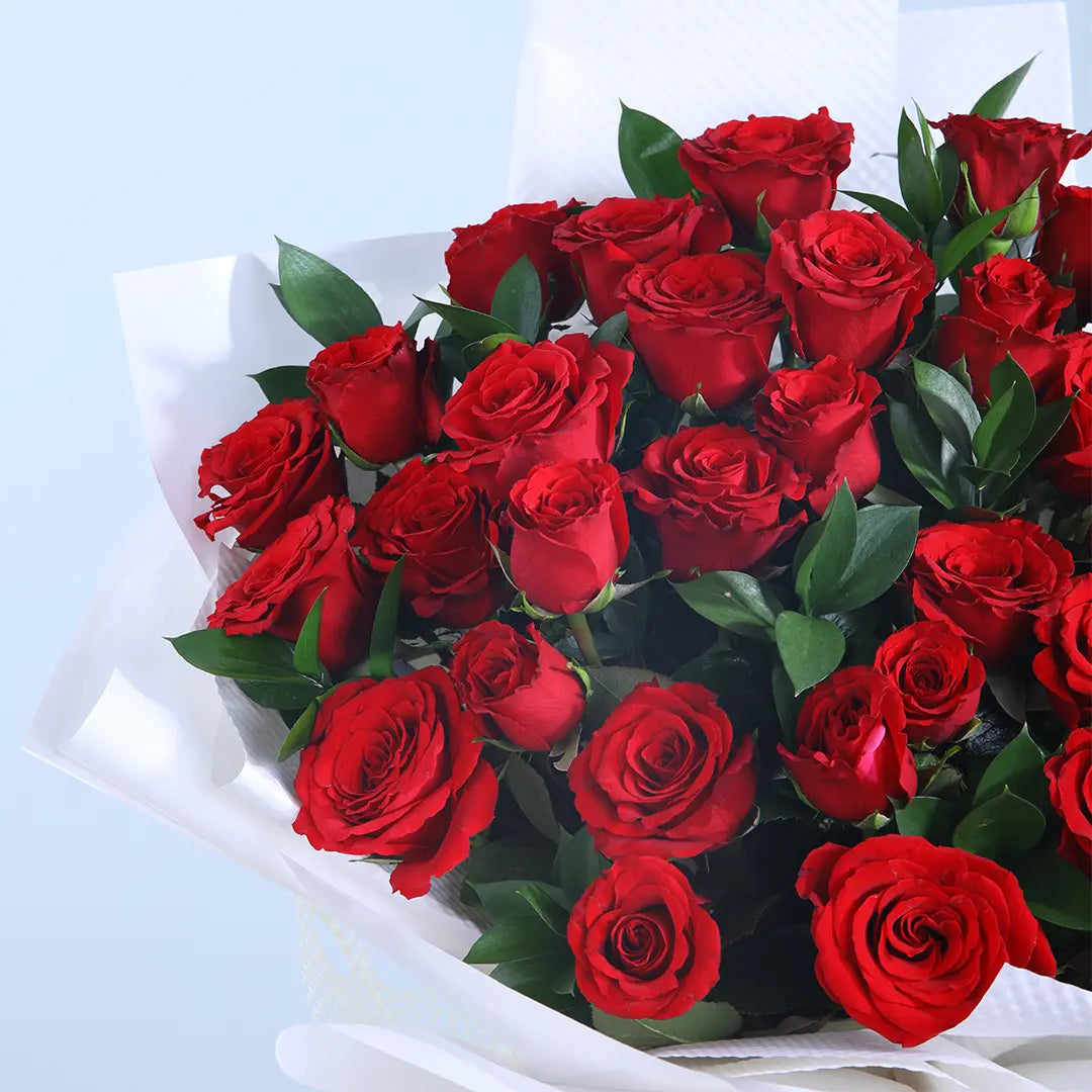 Lush 36 Red Rose Bouquet