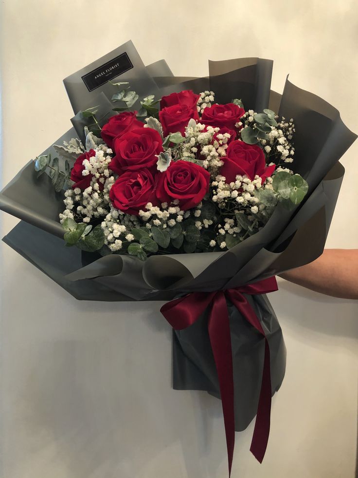 Timeless Elegance Red Rose Bouquet