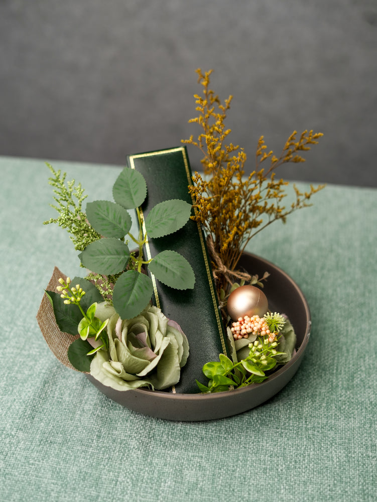 Luxe Green Botanical Gift Arrangement