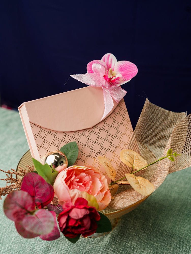 Blush Elegance Gift Box Arrangement