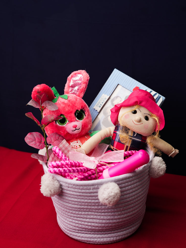 Enchanted Gift Basket – Plush Toys & Keepsake Set