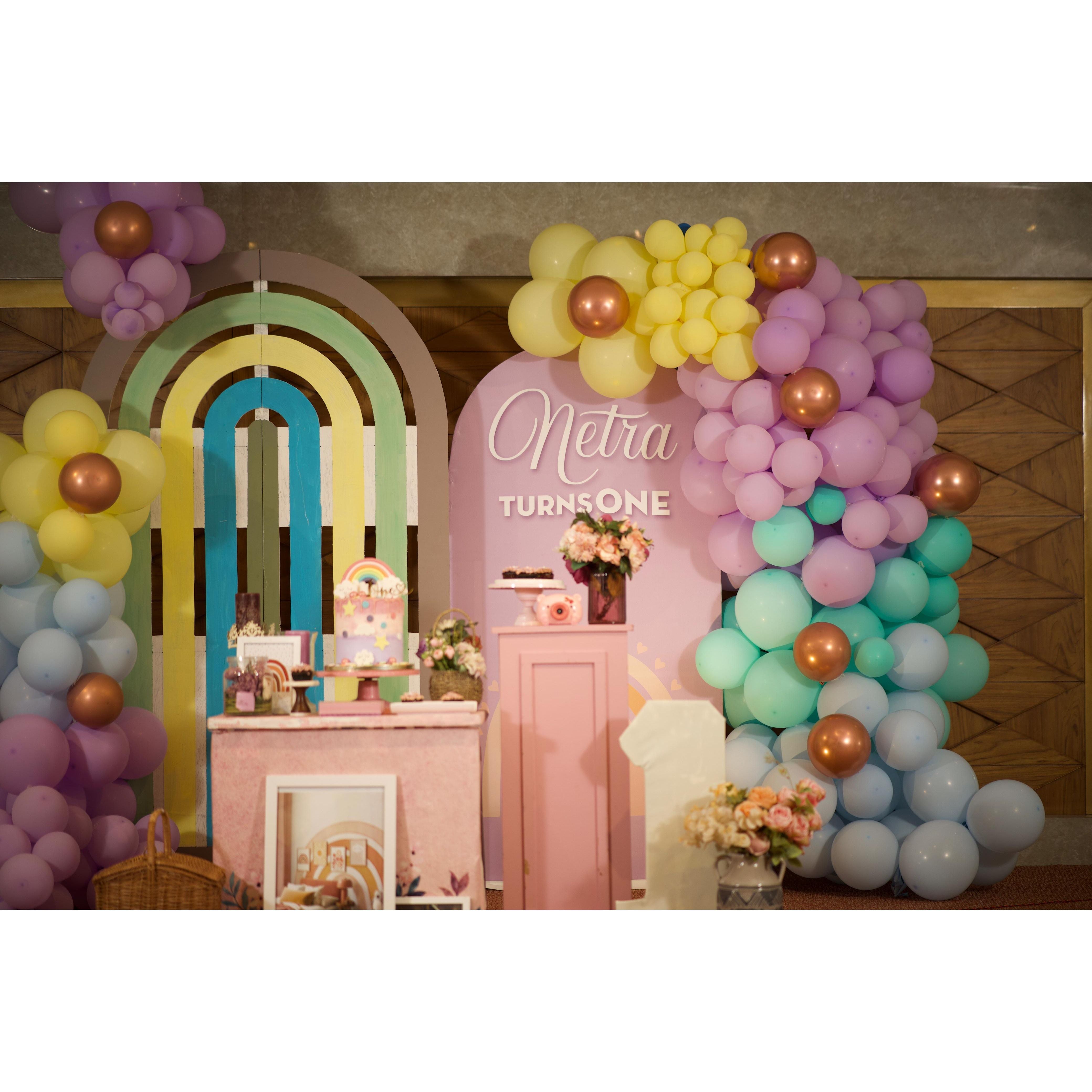 Pastel-themed Birthday Decor