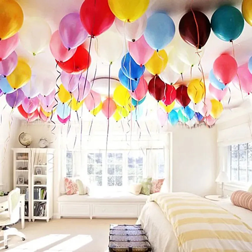 Colourful Helium Balloon Decor