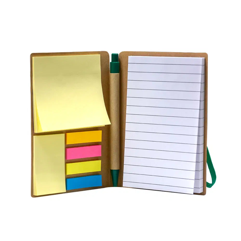 A6 Craft Notebook with Pen and Post-it