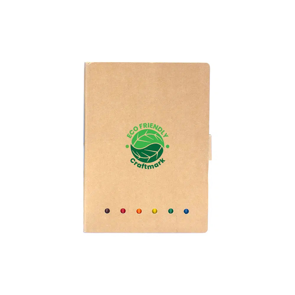 Eco Drawing Book with Color Pencils, Sharpener and Eraser